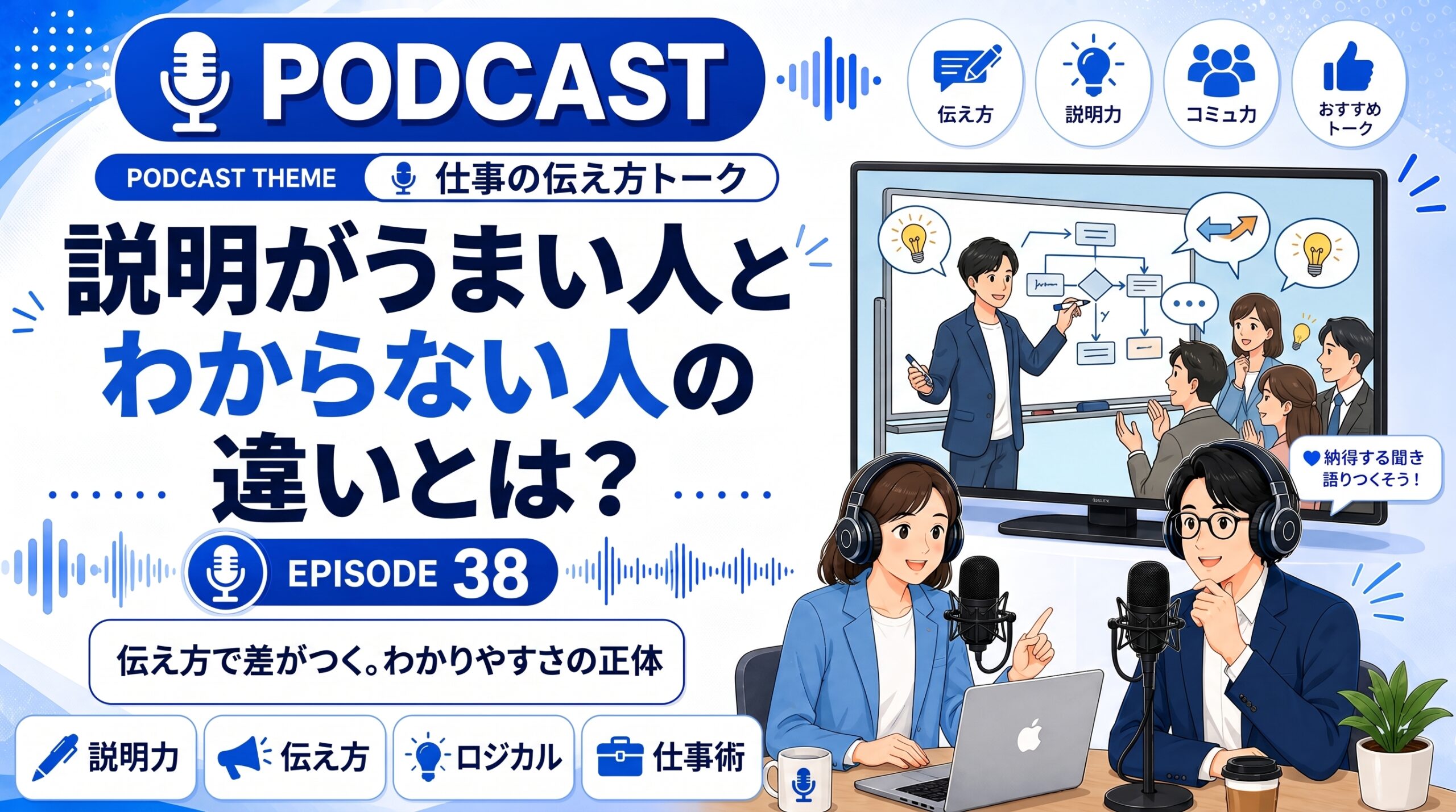 “説明がうまい人”と“何言ってるかわからない人”の違い