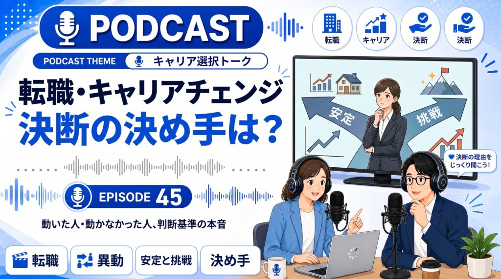 転職・異動・キャリアチェンジ、決断の決め手は何だった？