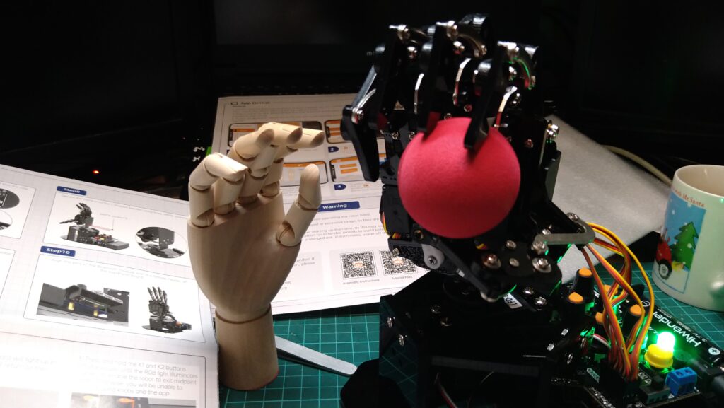 開発中のロボットハンド